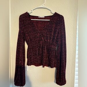 Zara Animal Print Blouse